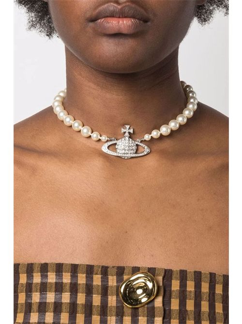 Mini Bas Relief Necklace VIVIENNE WESTWOOD | 6301010602P104CNP104